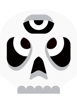 Elements Skulls logo template 18