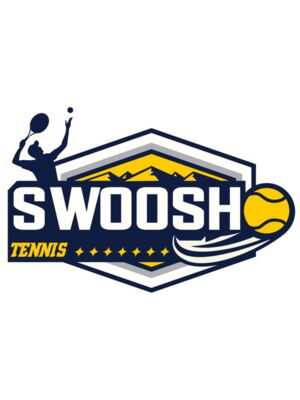 Swoosh Tennis logo template