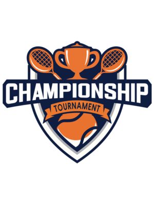 Championship Tournament logo template