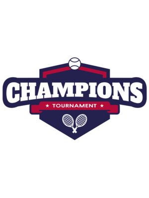 Champions Tournament logo template