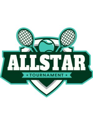 All star Tournament logo template