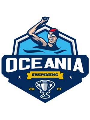 Oceania Swimming logo template
