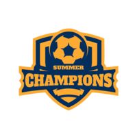 Champions Summer Soccer logo template Thumbnail