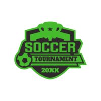 Soccer Tournament logo template 02 Thumbnail