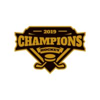 Champions Hockey logo template Thumbnail
