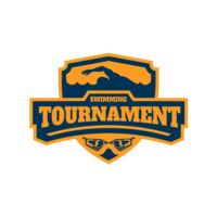 Swimming Tournament logo template 02 Thumbnail