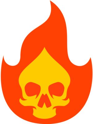 Elements Skulls logo template 110