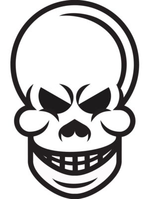 Elements Skulls logo template 115